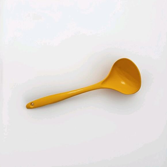 Yellow‎ Melamine-Ware Soup Ladle Solid Taiwan 11” Kitchen Utensil Vintage - Picture 2 of 6